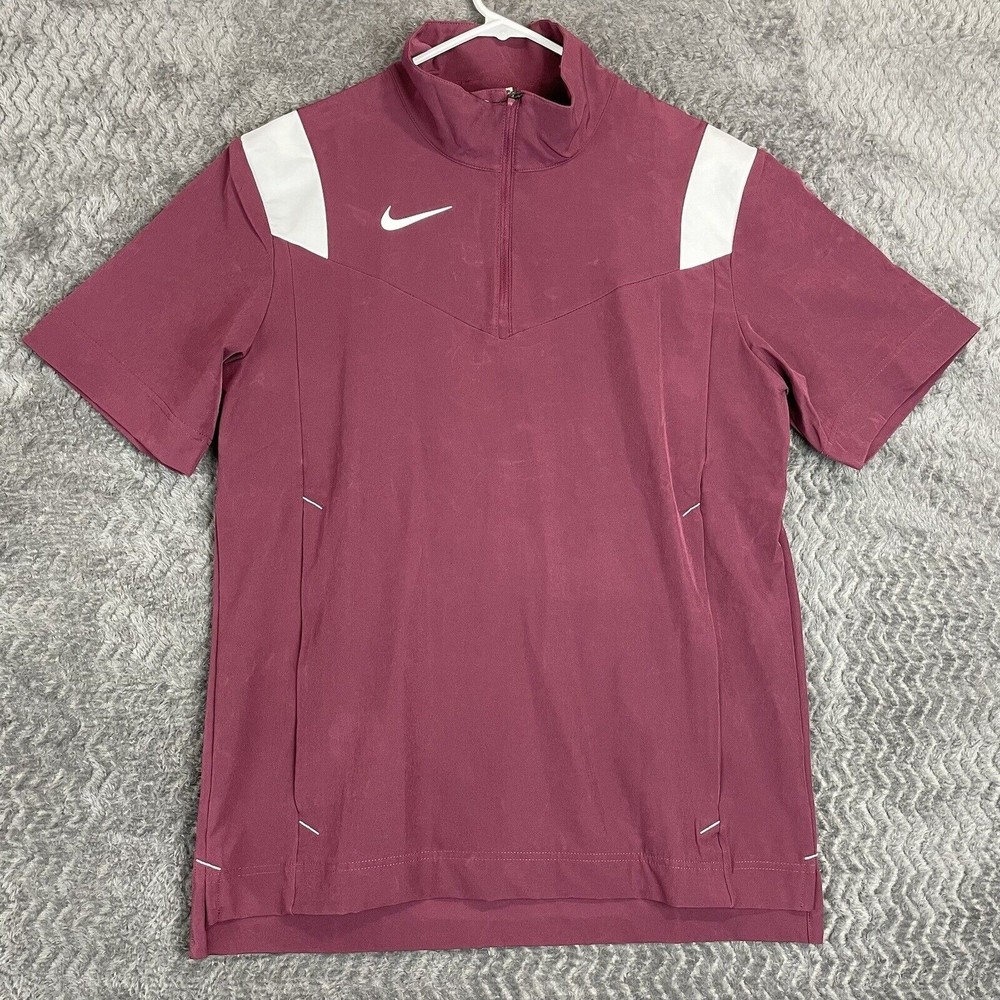 Nike Football Coach‎ Jacket Mens Small Performance Short Sleeve DJ5113-669